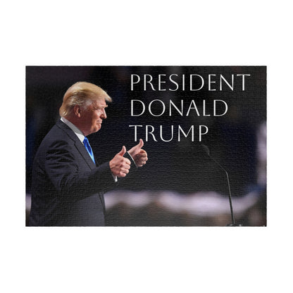 President Trump chipboard High-Definition Printed Puzzle (252, 520, 1014-piece)