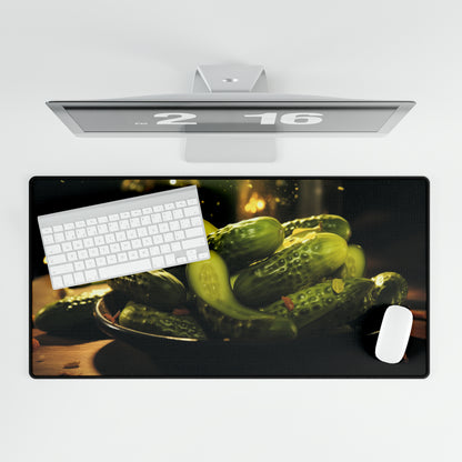 Pickles cucumbers Dill charcuterie board High Definition Desk Mat Mousepad