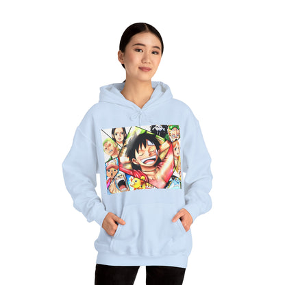 One Piece Monkey Ruffy Jimbei Nico Nami Unisex Heavy Blend Kapuzenpullover