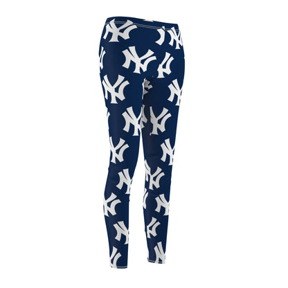 New York Yankees MLB Baseball Women's Casual Comfy Leggings