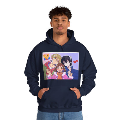 Buddy Daddies Anime Cartoon Unisex Heavy Blend Hooded Sweatshirt