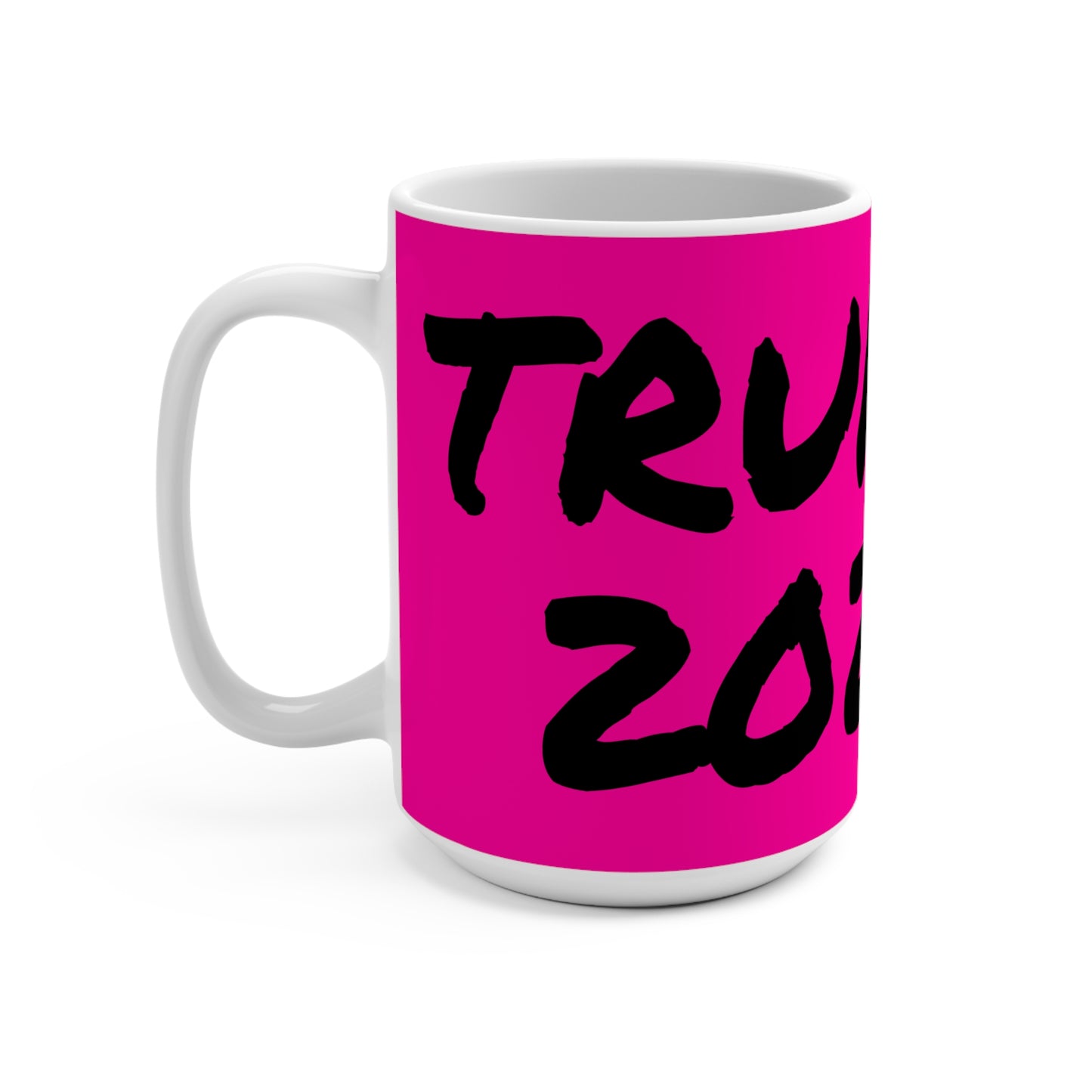 Hot Pink Trump 2024 Jumbo Ceramic Coffee Mug 15oz MAGAGA