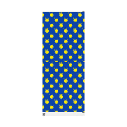 Golden State Warriors The CITY NBA Birthday Gift Wrapping Paper Basketball Holiday