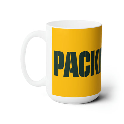 Green Bay Packers-Logo, Keramik-Jumbo-Kaffeetasse, 425 ml