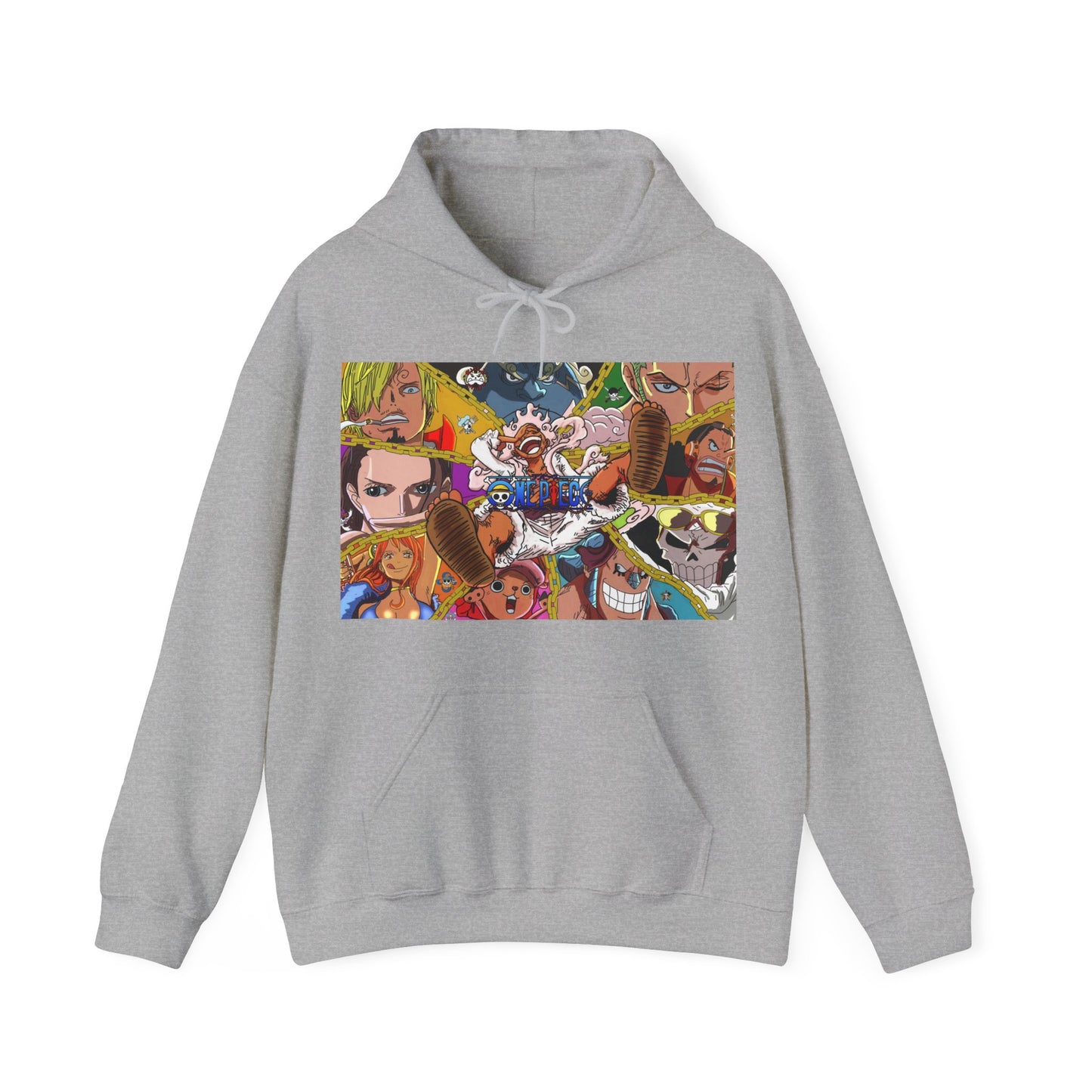 One Piece Monkey Ruffy Jimbei Nico Nami Unisex Heavy Blend Kapuzenpullover