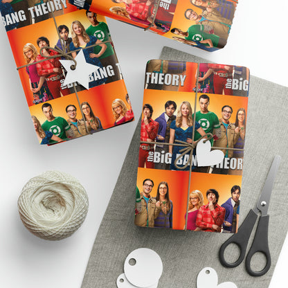 The Big Bang Theory Besetzung TV-Show Geburtstag Geschenkpapier Urlaub