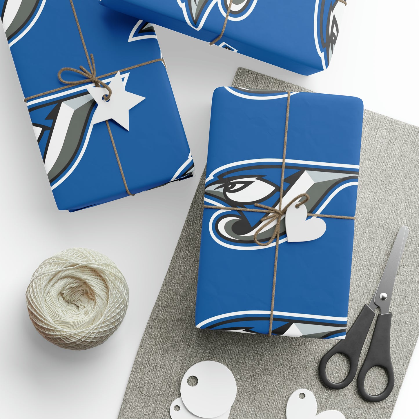 Toronto Blue Jays Light Baseball MLB Birthday Gift Wrapping Paper Holiday