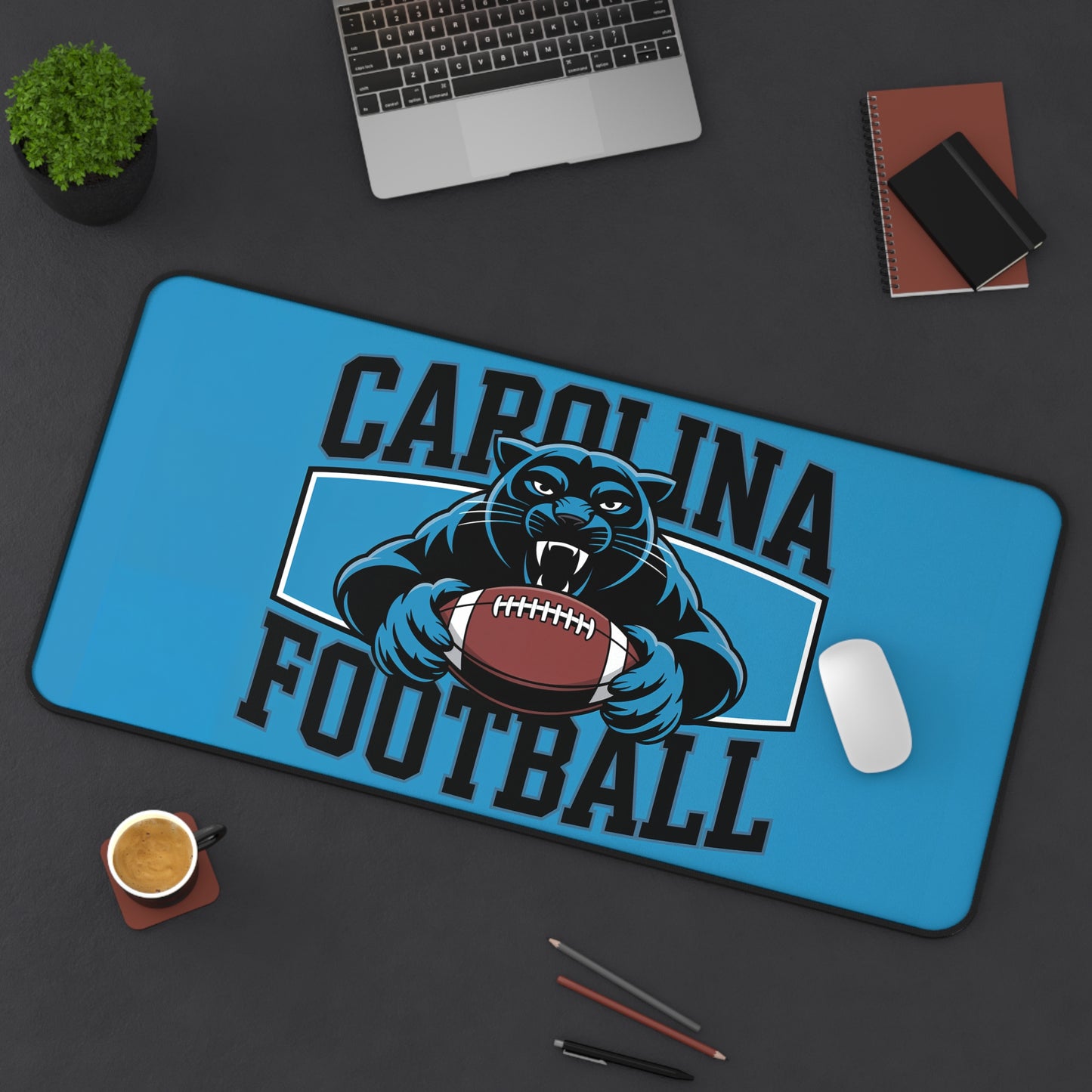 Carolina Football High Definition Print Non Slip Desk Mat Office Home Mouse Pad Sports Fan Gift Ultra Smooth Surface Rubber Backing