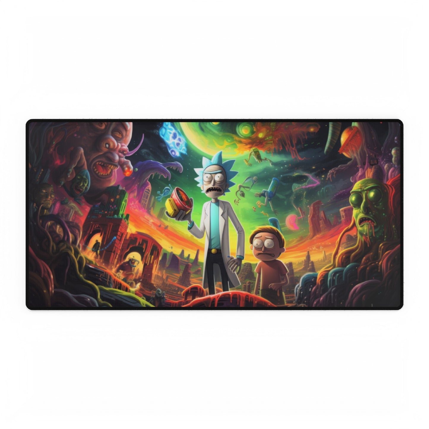 Rick and Morty High Definition PC PS Video Game Desk Mat Mousepad Sanchez