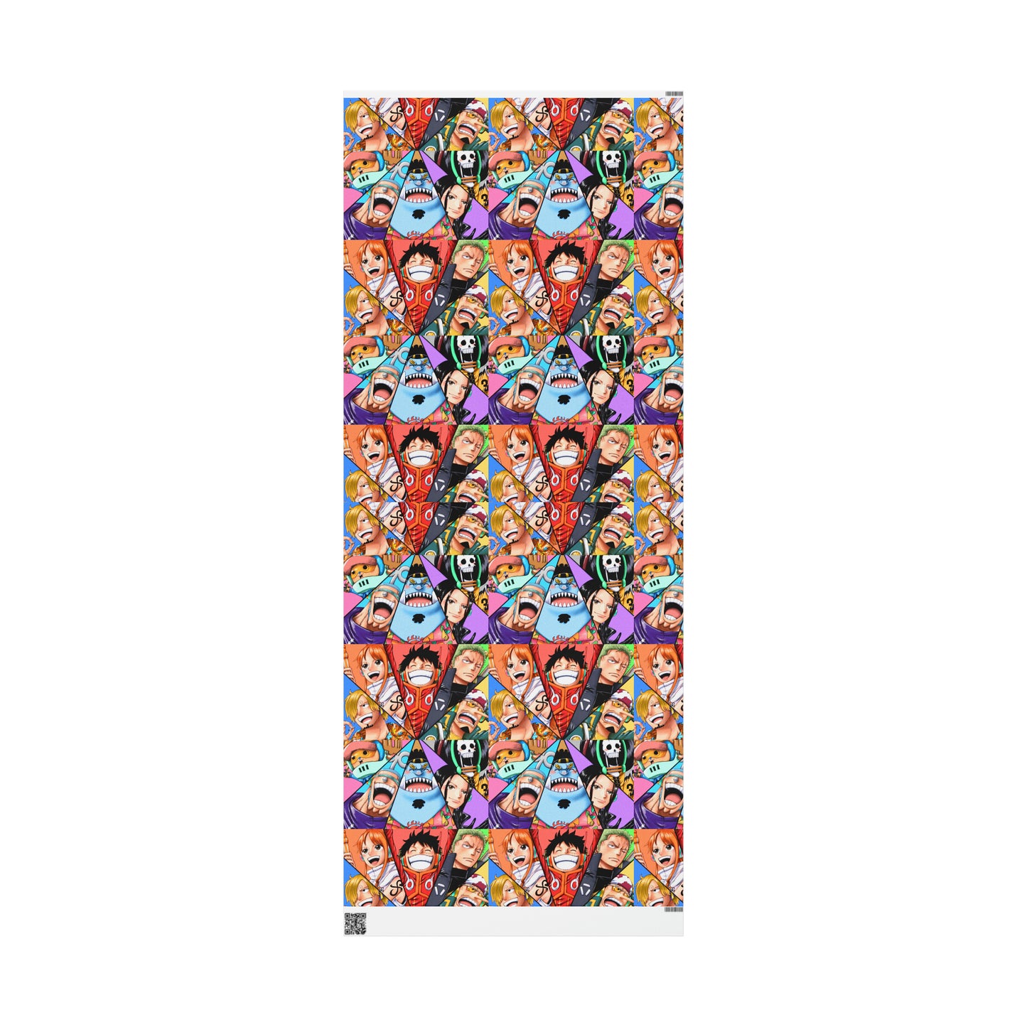 One Piece Anime Cartoon Birthday Gift Wrapping Papers