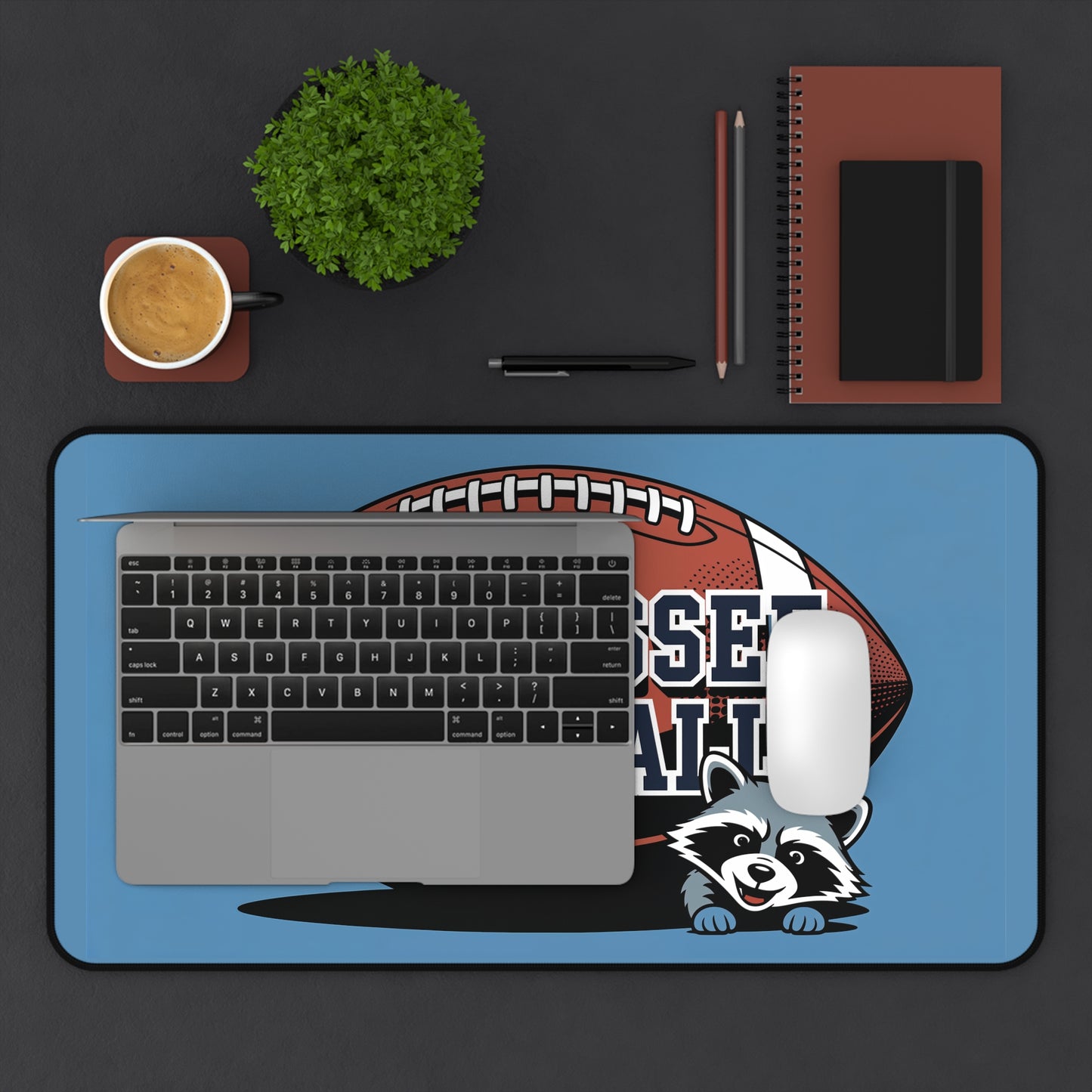 Tennessee Football High Definition Print Non Slip Desk Mat Office Home Mouse Pad Sports Fan Gift Ultra Smooth Surface Rubber Backing