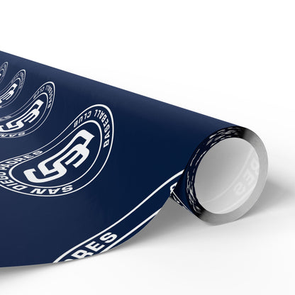San Diego Padres Baseball MLB Birthday Graduation Gift Wrapping Paper
