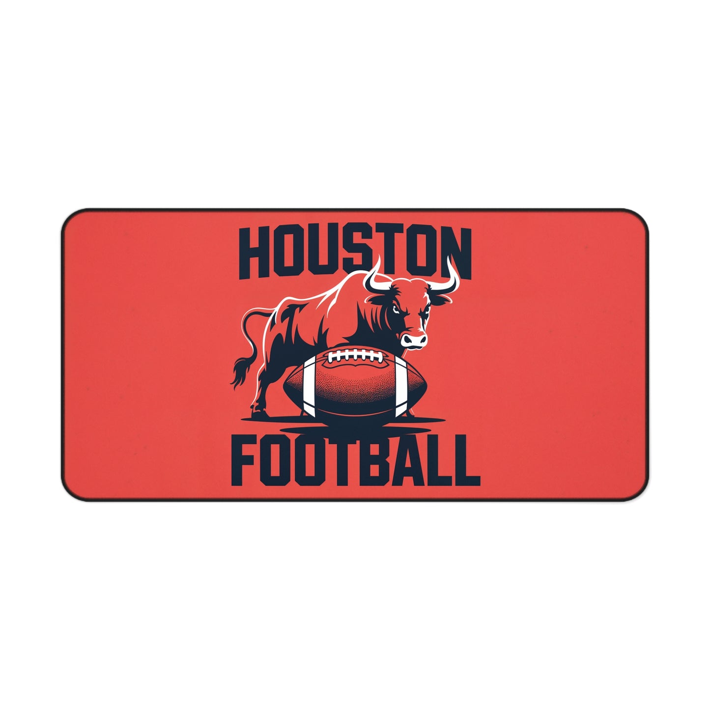 Houston Football High Definition Print Non Slip Desk Mat Office Home Mouse Pad Sports Fan Gift Ultra Smooth Surface Rubber Backing