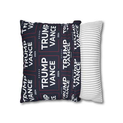 Trump Vance 2024 Take America Back Blue Throw Pillow Case