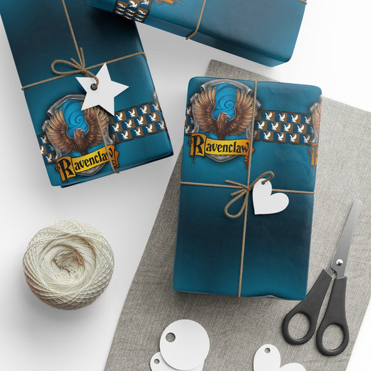 Ravenclaw Hogwarts Houses Potter holiday present Birthday Gift Wrapping Papers