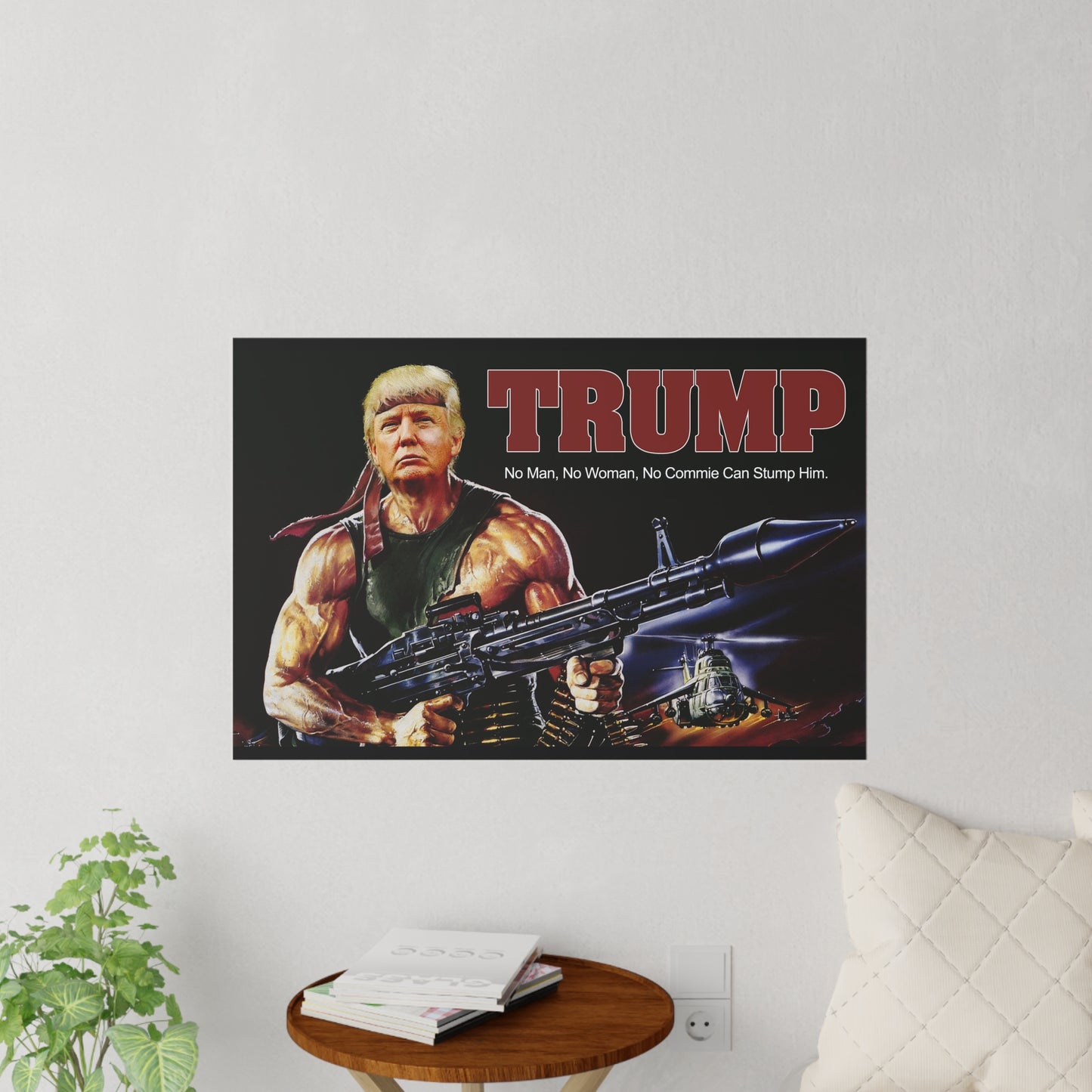 Donald Trump Rambo Style MAGA Wall Decals 3 sizes