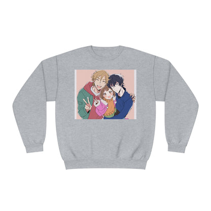 Buddy Daddies Anime Cartoon Unisex NuBlend® Crewneck Sweatshirt