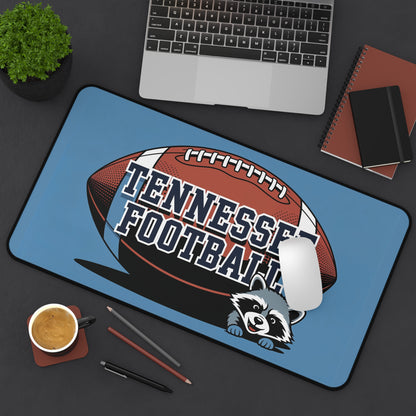 Tennessee Football High Definition Print Non Slip Desk Mat Office Home Mouse Pad Sports Fan Gift Ultra Smooth Surface Rubber Backing