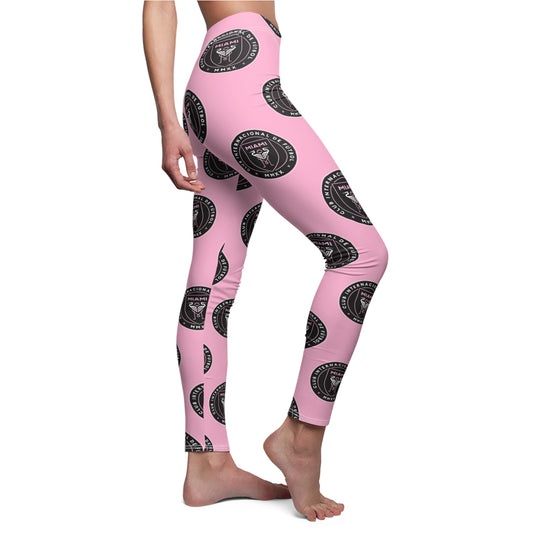 Inter Miami MLS Fußball-Logo futbol Freizeit-Leggings für Damen