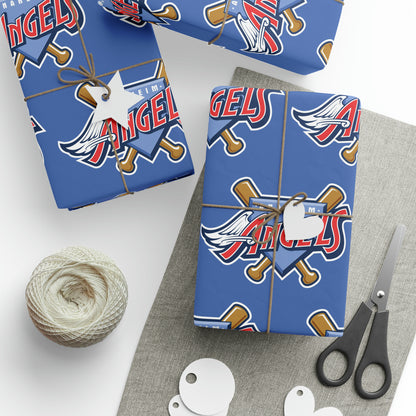 Los Angeles Angels of Anaheim Baseball MLB Birthday Gift Wrapping Paper Holiday