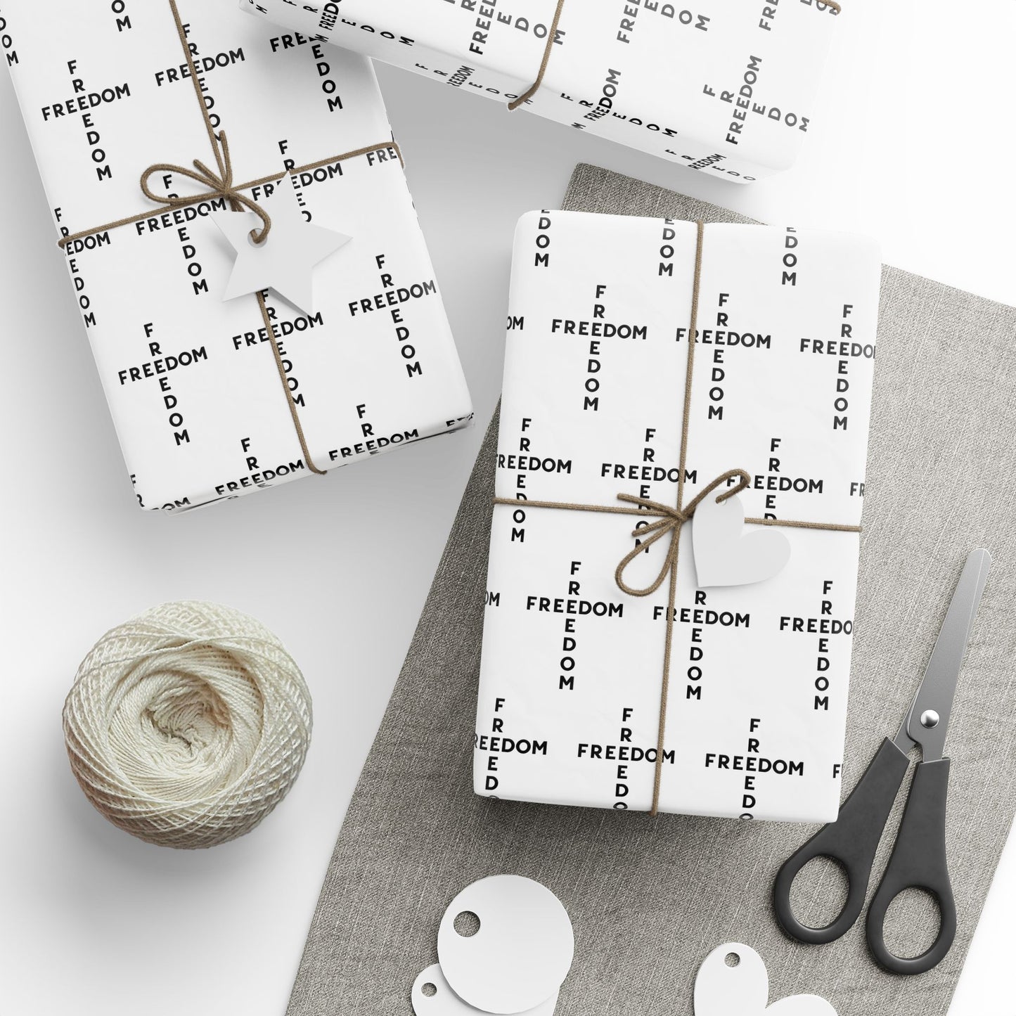 Freedom Mini Cross Charlie Kirk Wrapping Papers
