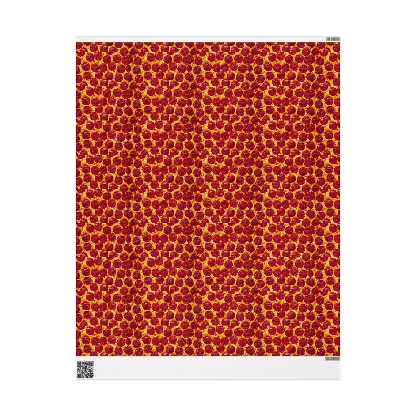 Pepperoni Pizza cheese High Definition Birthday Gift Present Holiday Wrapping Paper