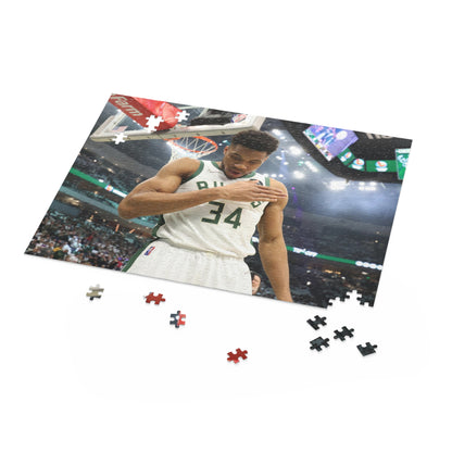 Giannis Antetokounmpo 252 or 500 Piece Puzzle Basketball Bucks