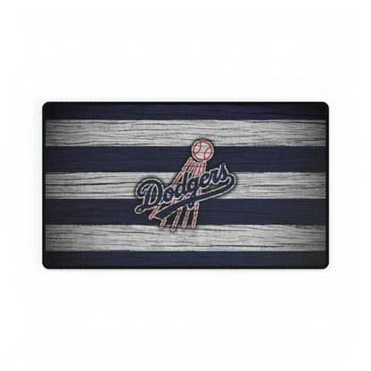 Los Angeles Dodgers Wood Look MLB Baseball High Definition Desk Mat Mousepad