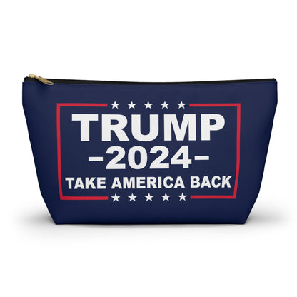 Trump MAGA Take America Back Accessory Pouch w T-bottom Mother's Day Anniversary Gift Present