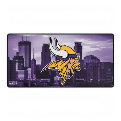 Minnesota Vikings Cityscape logo NFL Football High Definition Print Desk Mat Mousepad