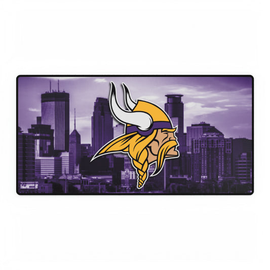 Minnesota Vikings Cityscape Logo NFL Football High Definition Print Schreibtischunterlage Mousepad