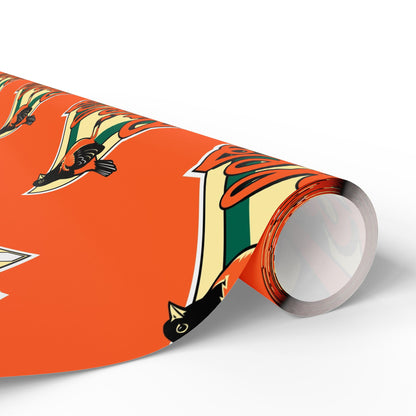 Baltimore Orioles Baseball MLB Birthday Graduation Gift Wrapping Paper Holiday