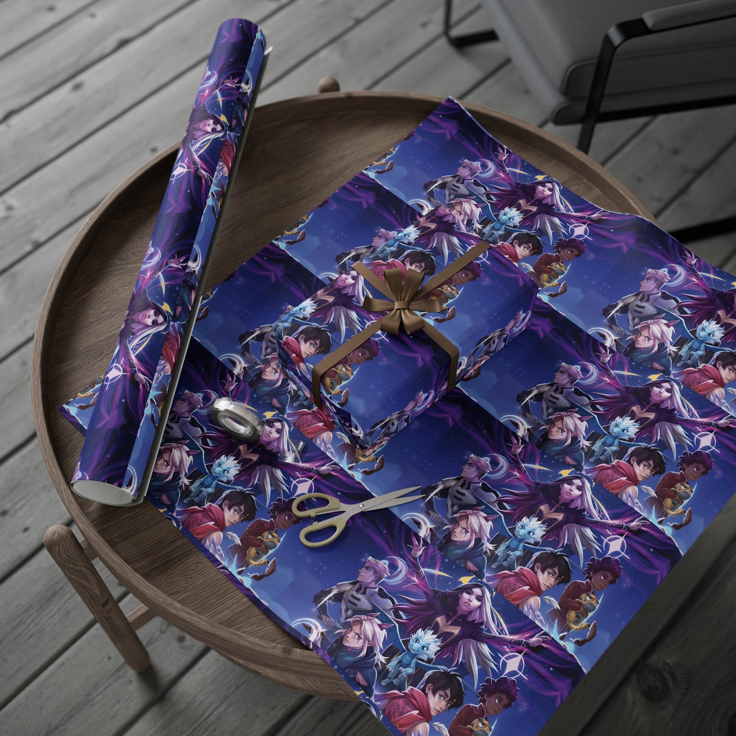 Dragon Prince Main Characters Birthday High Def Gift Wrapping Paper