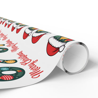 67 Merry Christmas Wrapping Papers - Santa Cartoon Funny Gift Wrap, Holiday Present, 67 Meme