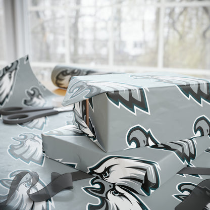 Philadelphia Eagles NFL Football Birthday Gift Wrapping Paper Holiday