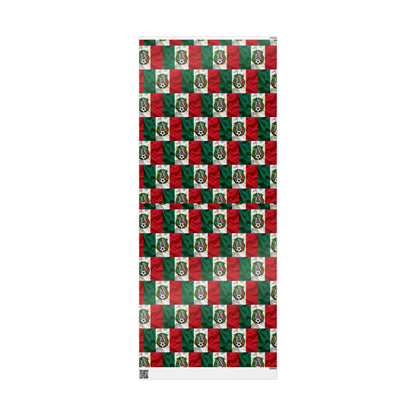 Mexico National Team Futbol Flag Birthday Gift Wrapping Paper football soccer Holiday