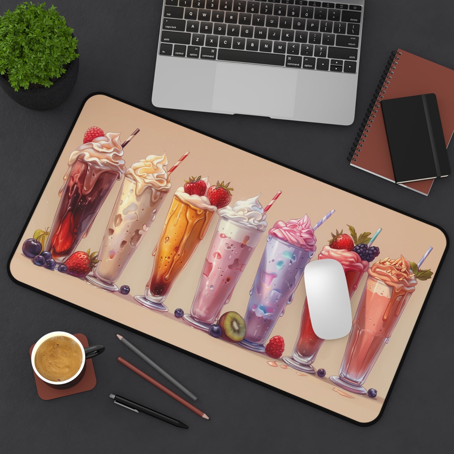 Ice Cream Sundaes Cartoon High Definition Desk Mat Mousepad