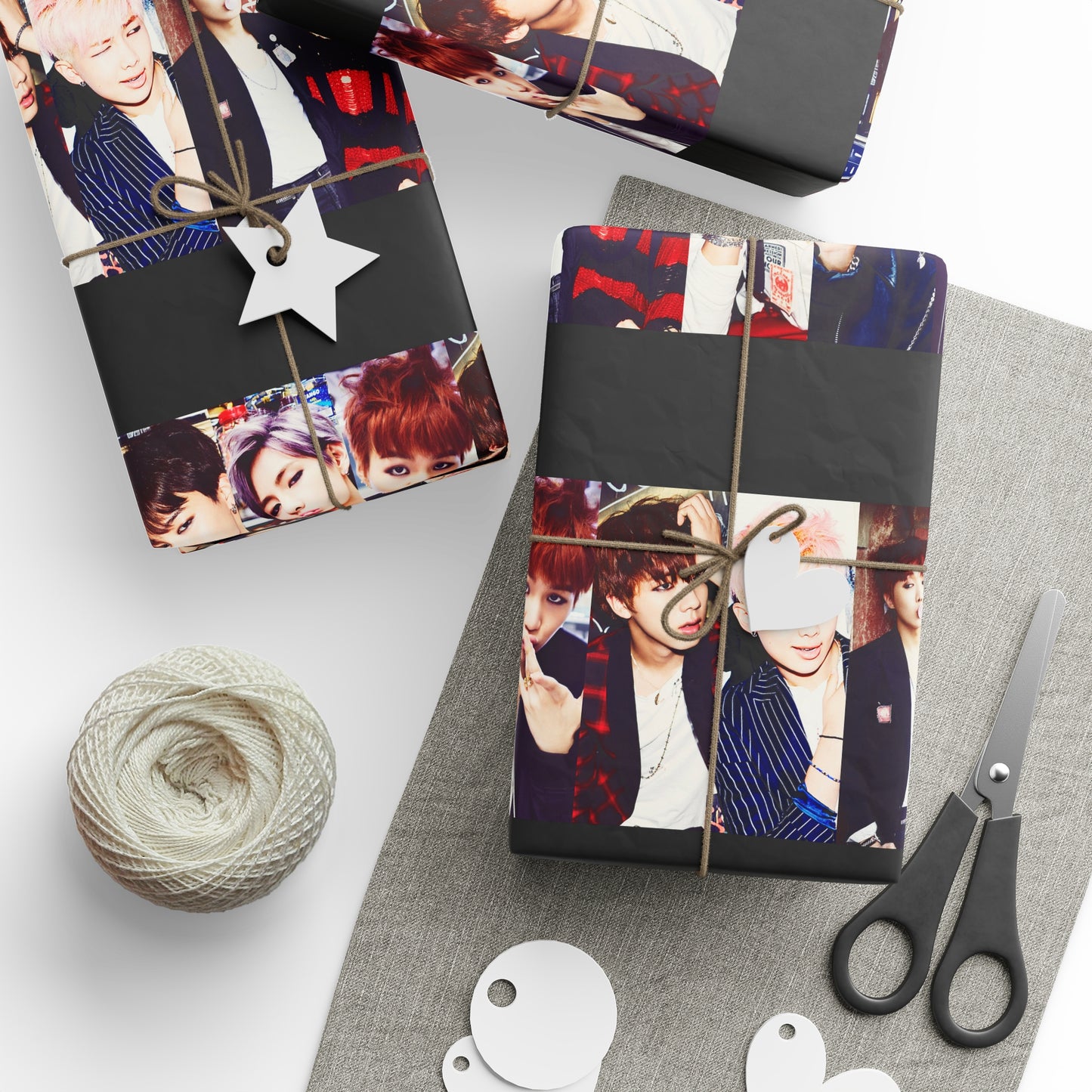 BTS Jimin Jungkook Suga holiday present Birthday Gift Wrapping Papers