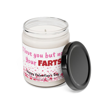 I love you but not your Farts Scented Soy Candle Valentine's Day 9oz gag gift