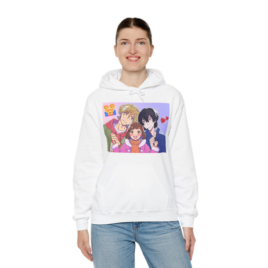 Buddy Daddies Anime Cartoon Unisex Heavy Blend Hooded Sweatshirt
