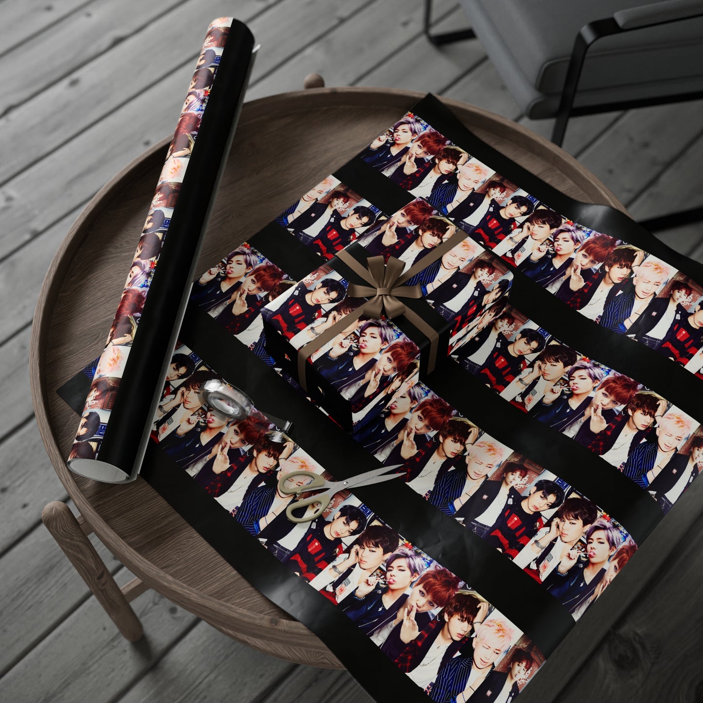 BTS Jimin Jungkook Suga holiday present Birthday Gift Wrapping Papers