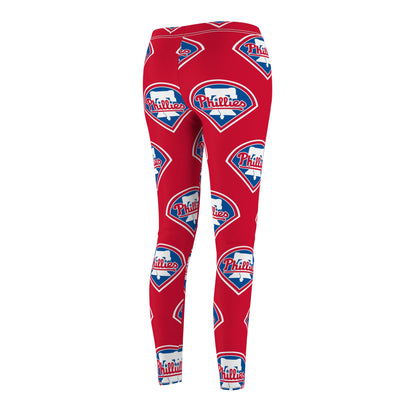 Philadelphia Phillies MLB Baseball Women's Casual Comfy Leggings