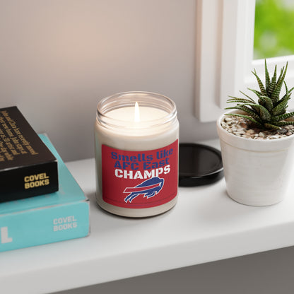 Smells like AFC East CHAMPS Buffalo Bills Scented Soy Candle 9oz