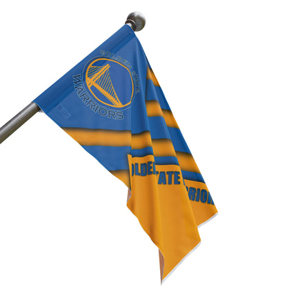 Basketball-Flagge der Golden State Warriors, NBA-Weltmeister, hochauflösender Druck