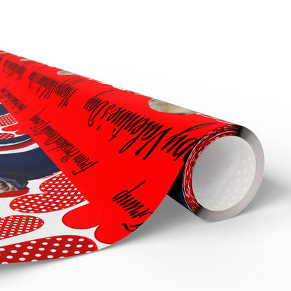 Happy Valentine's Day From Trump Valentine's Present Gift Love Wrapping Papers