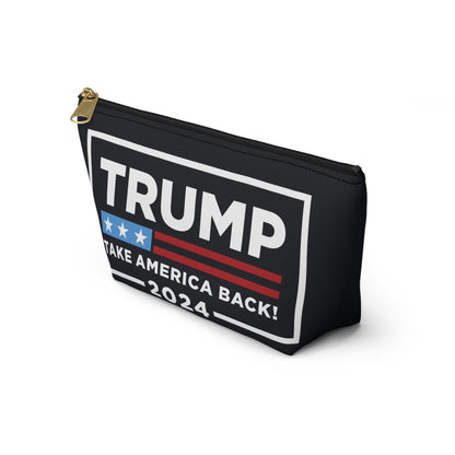 Trump Take America Back Accessory Pouch w T-bottom Mother's Day Anniversary Gift Present