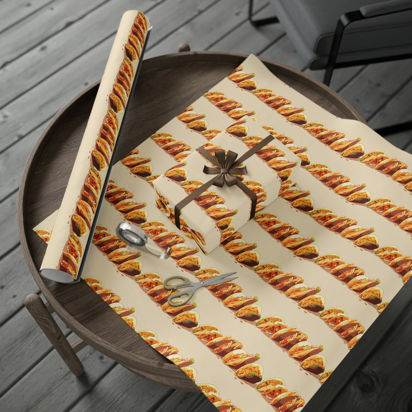 Street Tacos High Definition Happy Birthday Gift Present Holiday Wrapping Paper Mexican