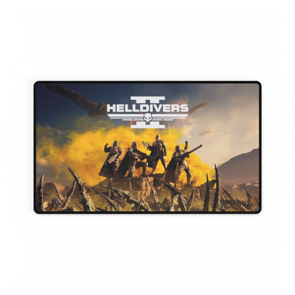 Helldivers 2 High Definition Online PC PS Large Video Game Desk Mat Mousepad pokemon