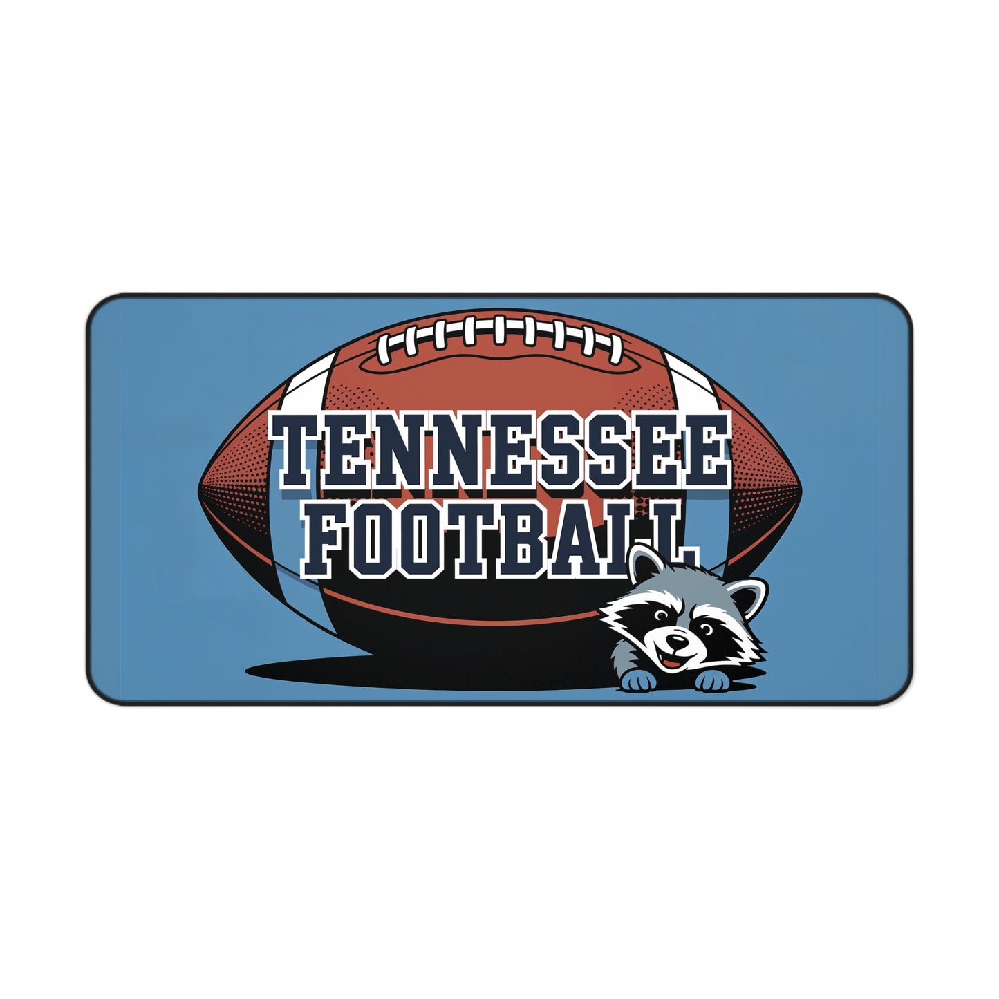 Tennessee Football High Definition Print Non Slip Desk Mat Office Home Mouse Pad Sports Fan Gift Ultra Smooth Surface Rubber Backing