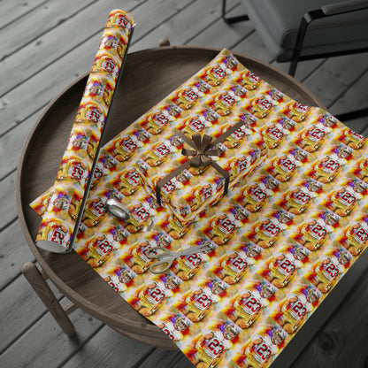 Christian McCaffrey 49ers NFL Football Birthday Gift Wrapping Papers